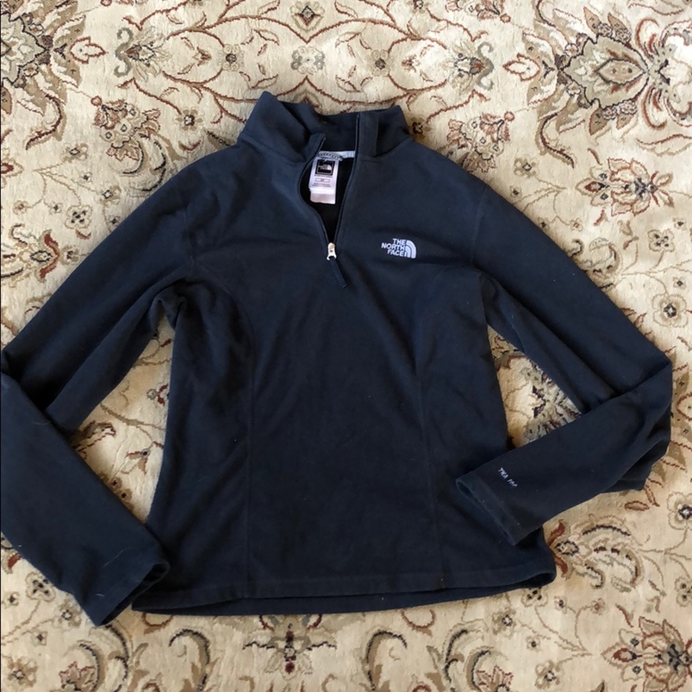 North Face fleece 1/4 zip small